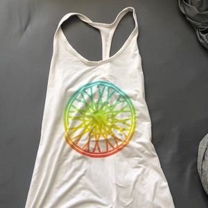Nike soul cycle rainbow dri fit tank